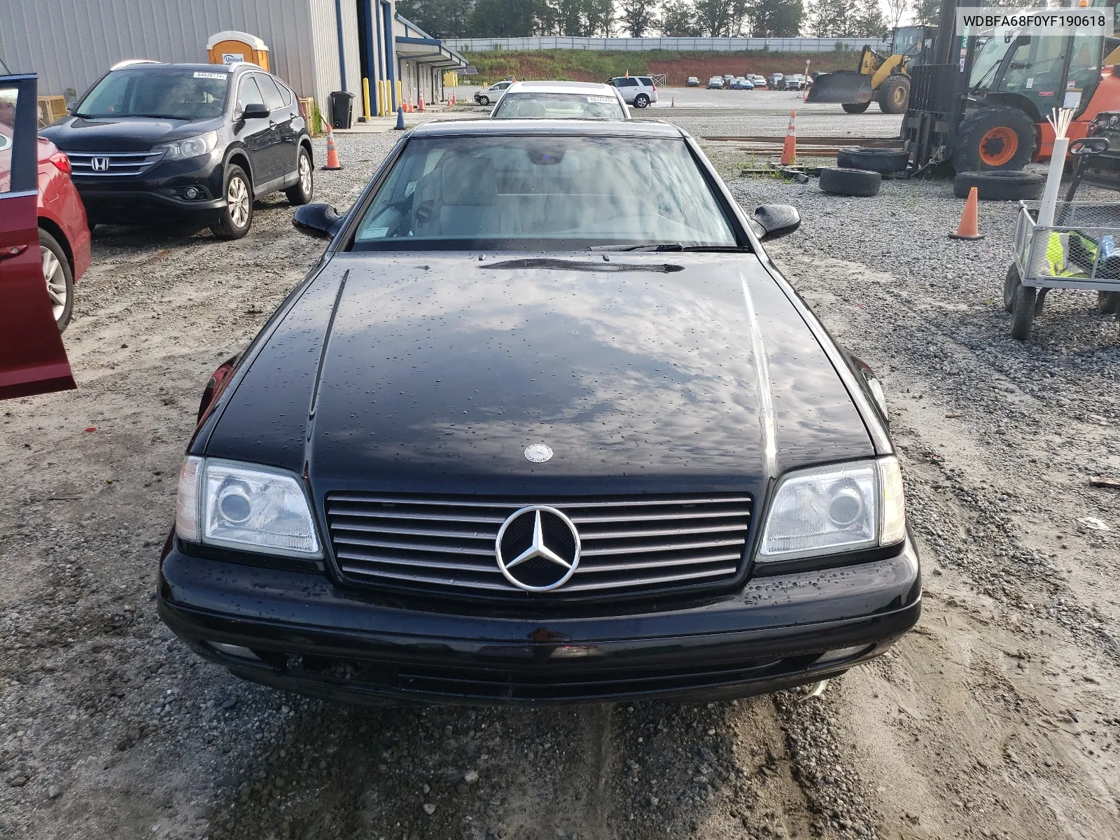 WDBFA68F0YF190618 2000 Mercedes-Benz Sl 500