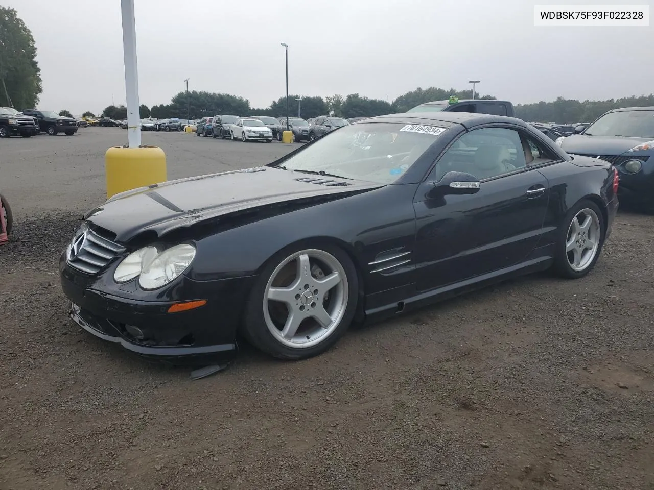 WDBSK75F93F022328 2003 Mercedes-Benz Sl 500R