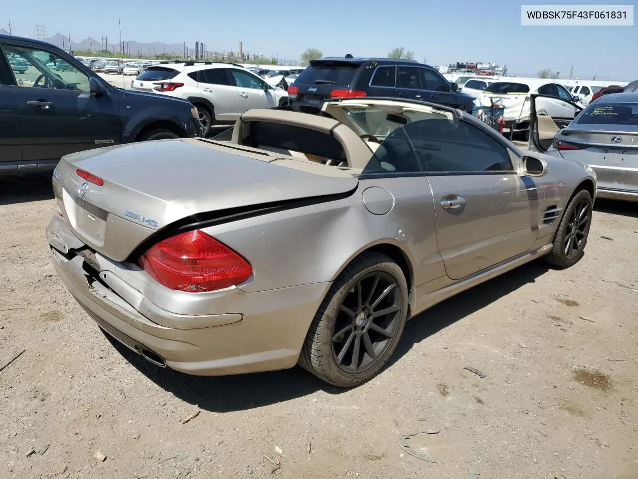 WDBSK75F43F061831 2003 Mercedes-Benz Sl 500R