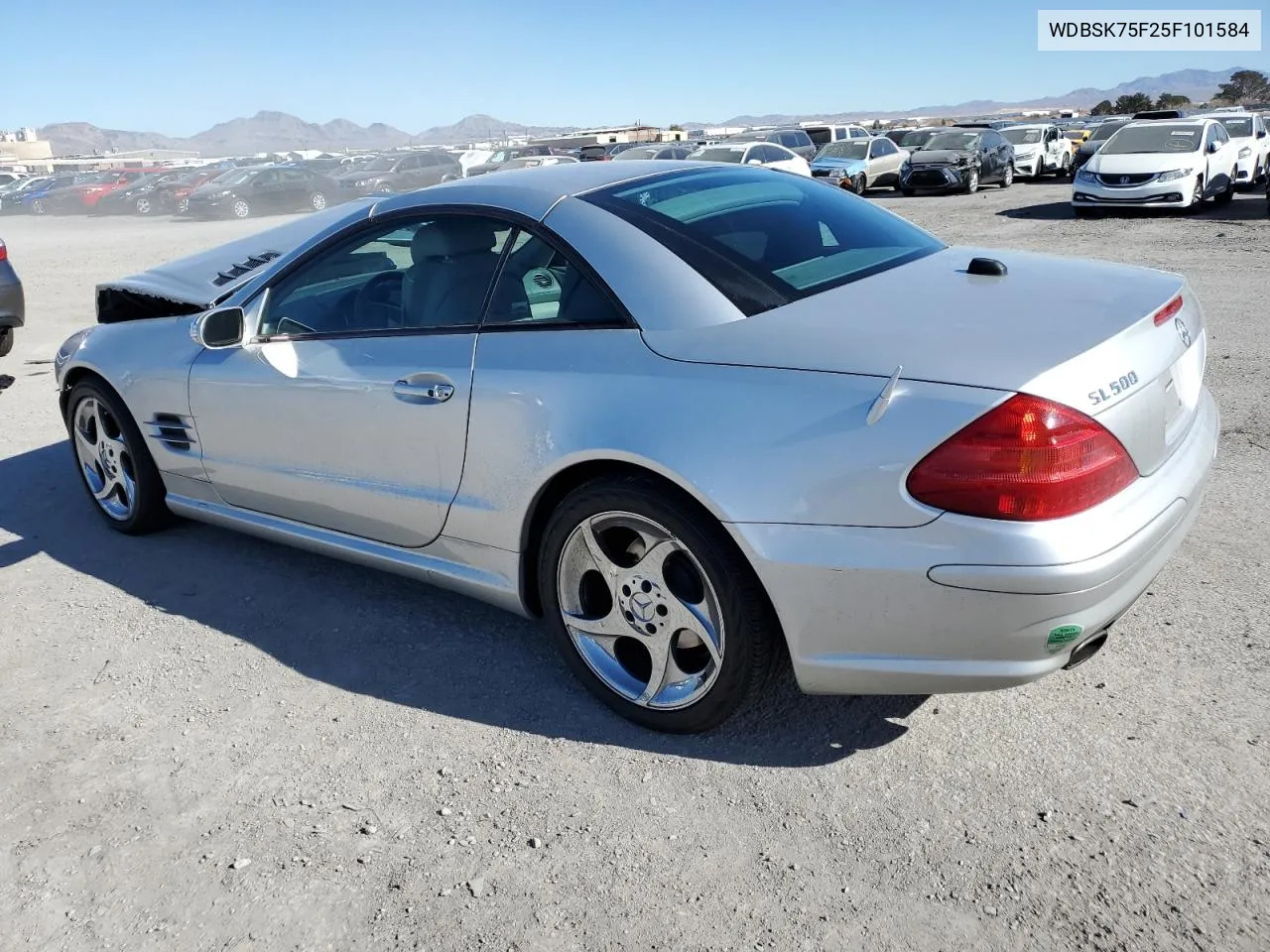 2005 Mercedes-Benz Sl 500 VIN: WDBSK75F25F101584 Lot: 40676204