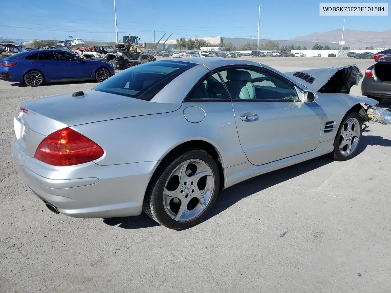 2005 Mercedes-Benz Sl 500 VIN: WDBSK75F25F101584 Lot: 40676204