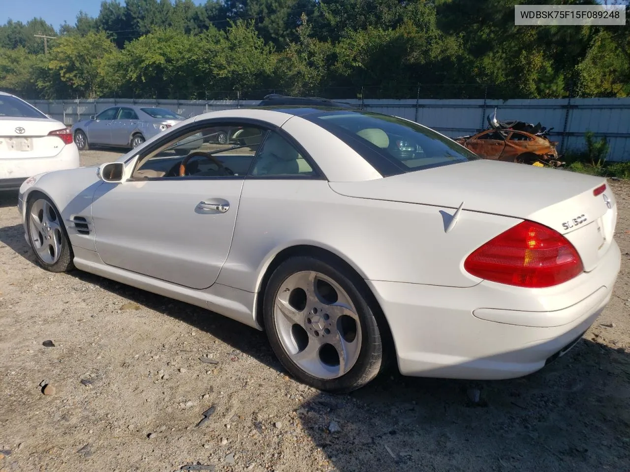 2005 Mercedes-Benz Sl 500 VIN: WDBSK75F15F089248 Lot: 67641494