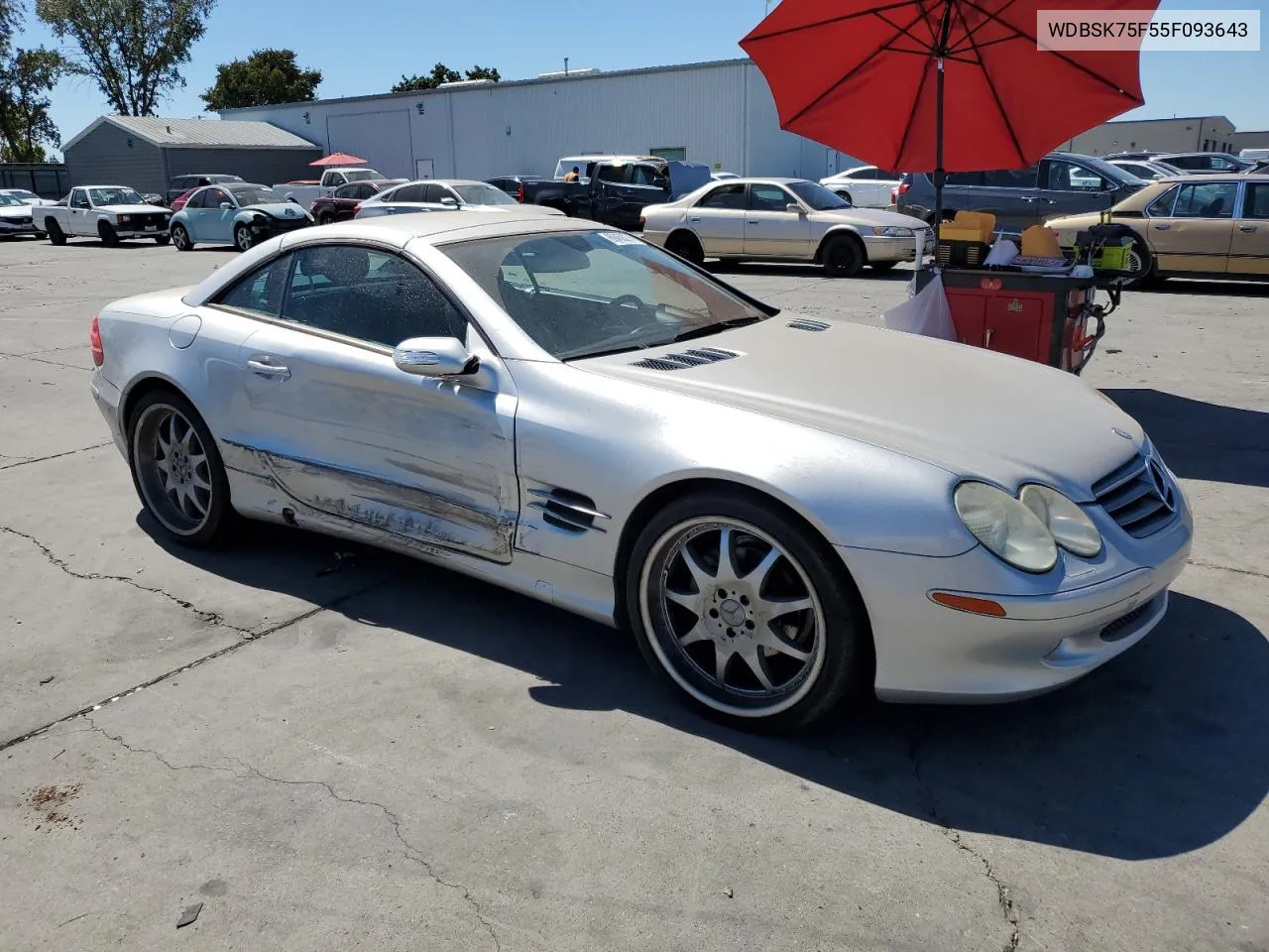 WDBSK75F55F093643 2005 Mercedes-Benz Sl 500