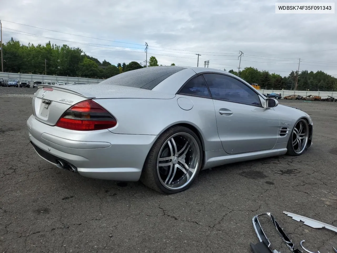 WDBSK74F35F091343 2005 Mercedes-Benz Sl 55 Amg