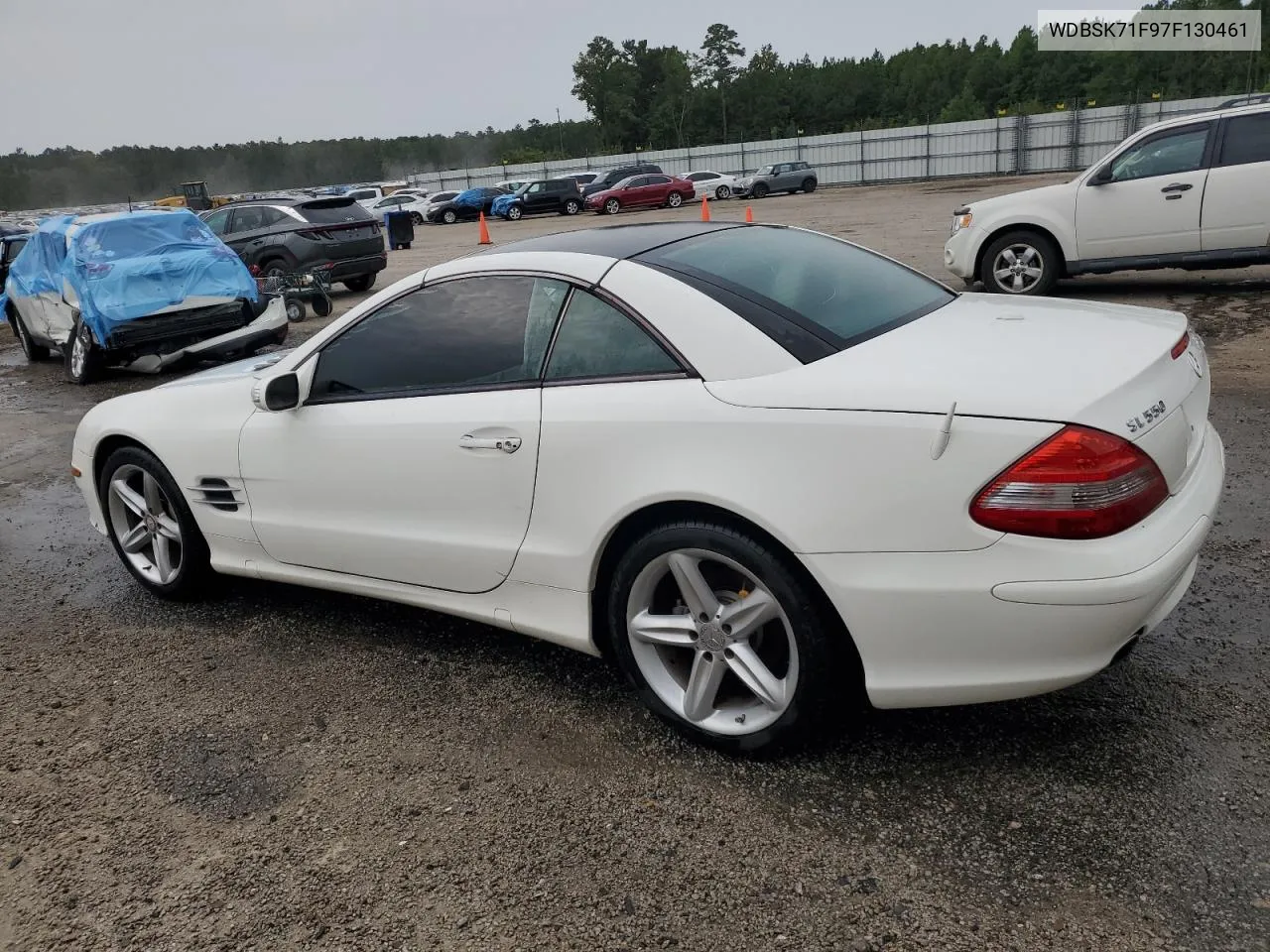 WDBSK71F97F130461 2007 Mercedes-Benz Sl 550