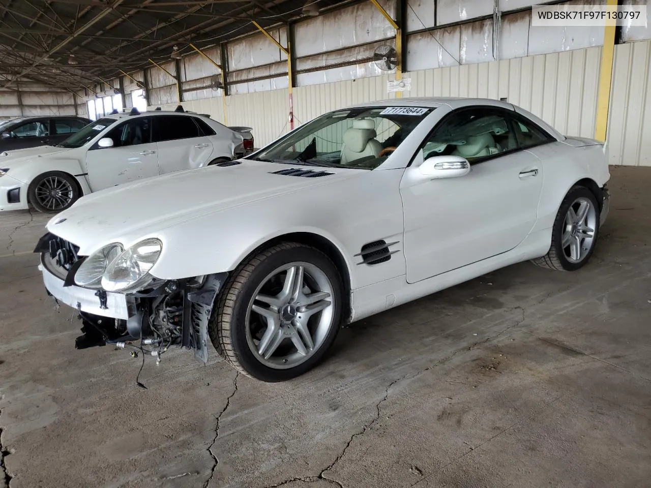 2007 Mercedes-Benz Sl 550 VIN: WDBSK71F97F130797 Lot: 71773644