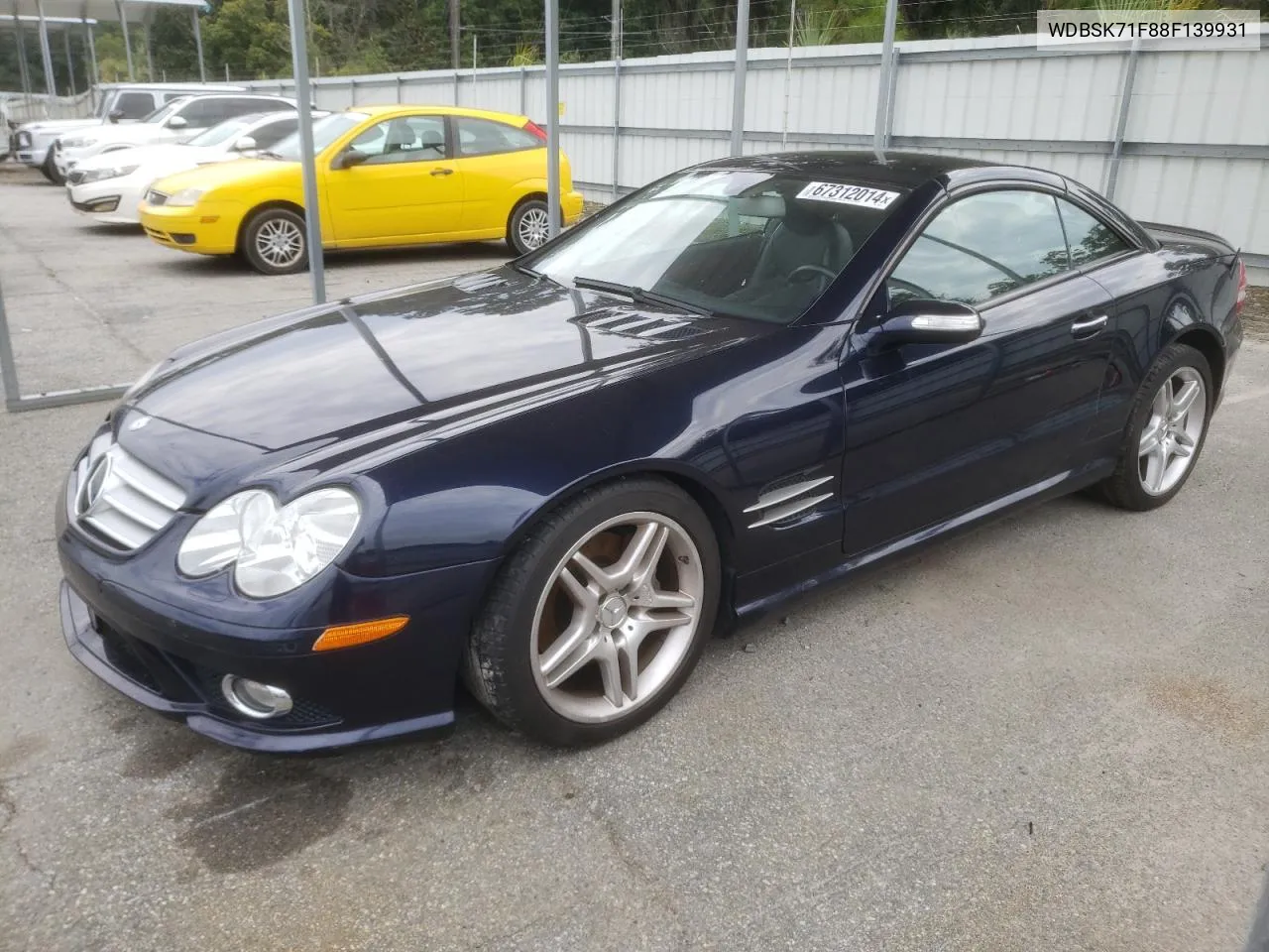 2008 Mercedes-Benz Sl 550 VIN: WDBSK71F88F139931 Lot: 67312014