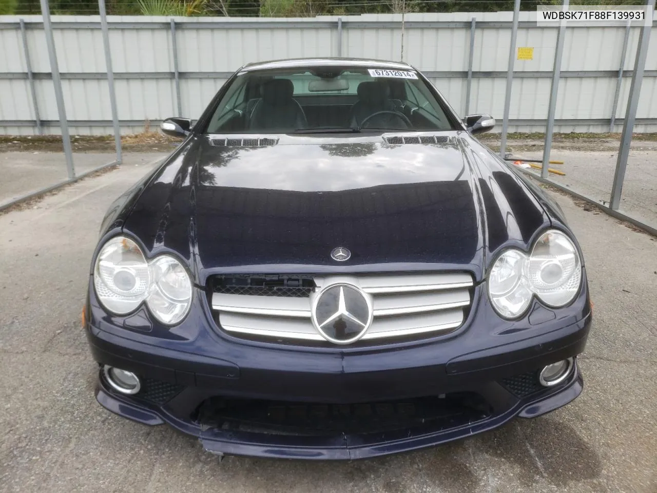 2008 Mercedes-Benz Sl 550 VIN: WDBSK71F88F139931 Lot: 67312014