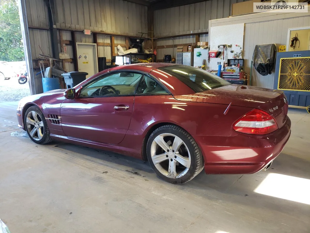 WDBSK71F29F142731 2009 Mercedes-Benz Sl 550