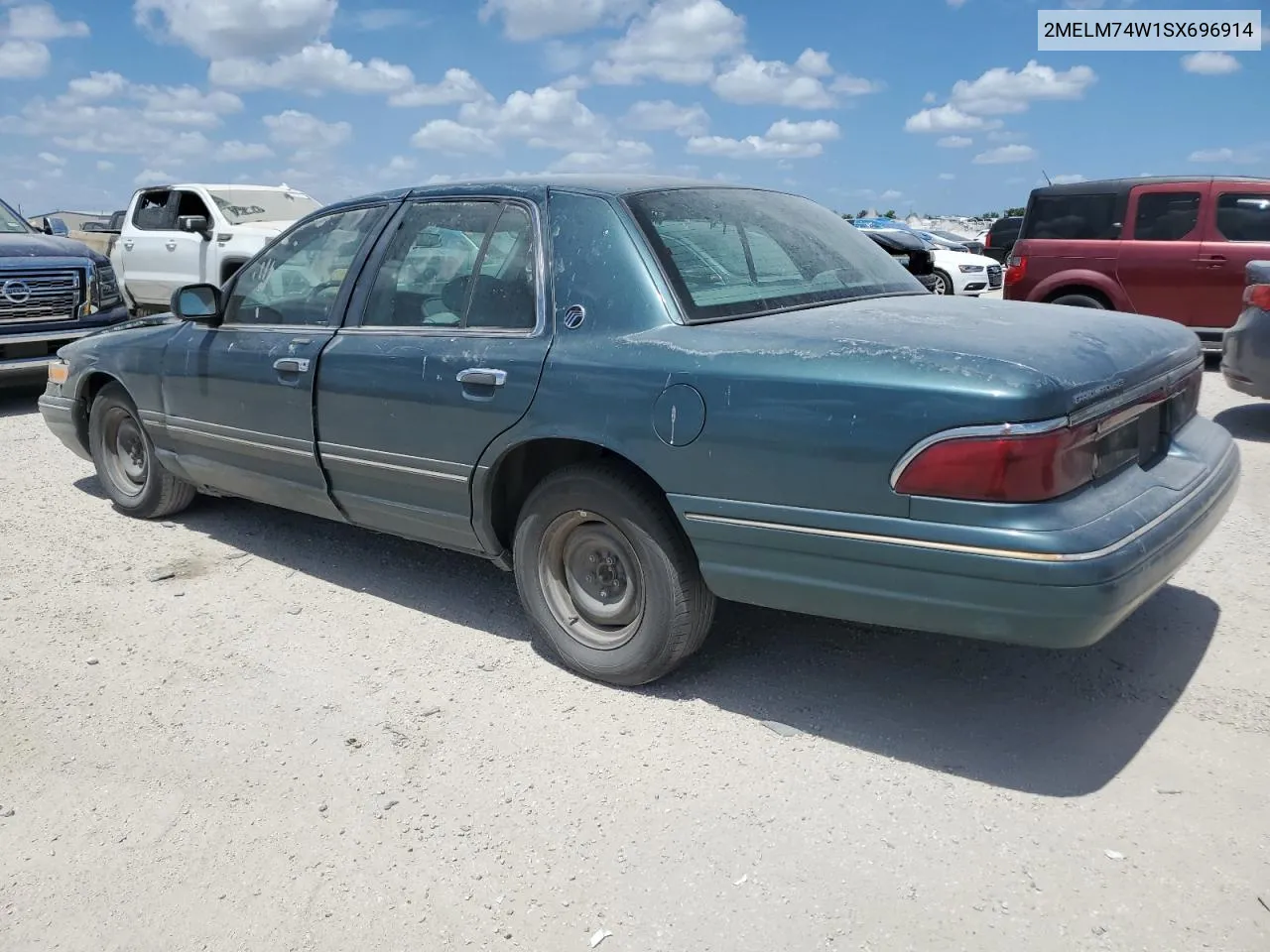 1995 Mercury Grand Marquis Gs VIN: 2MELM74W1SX696914 Lot: 67443534