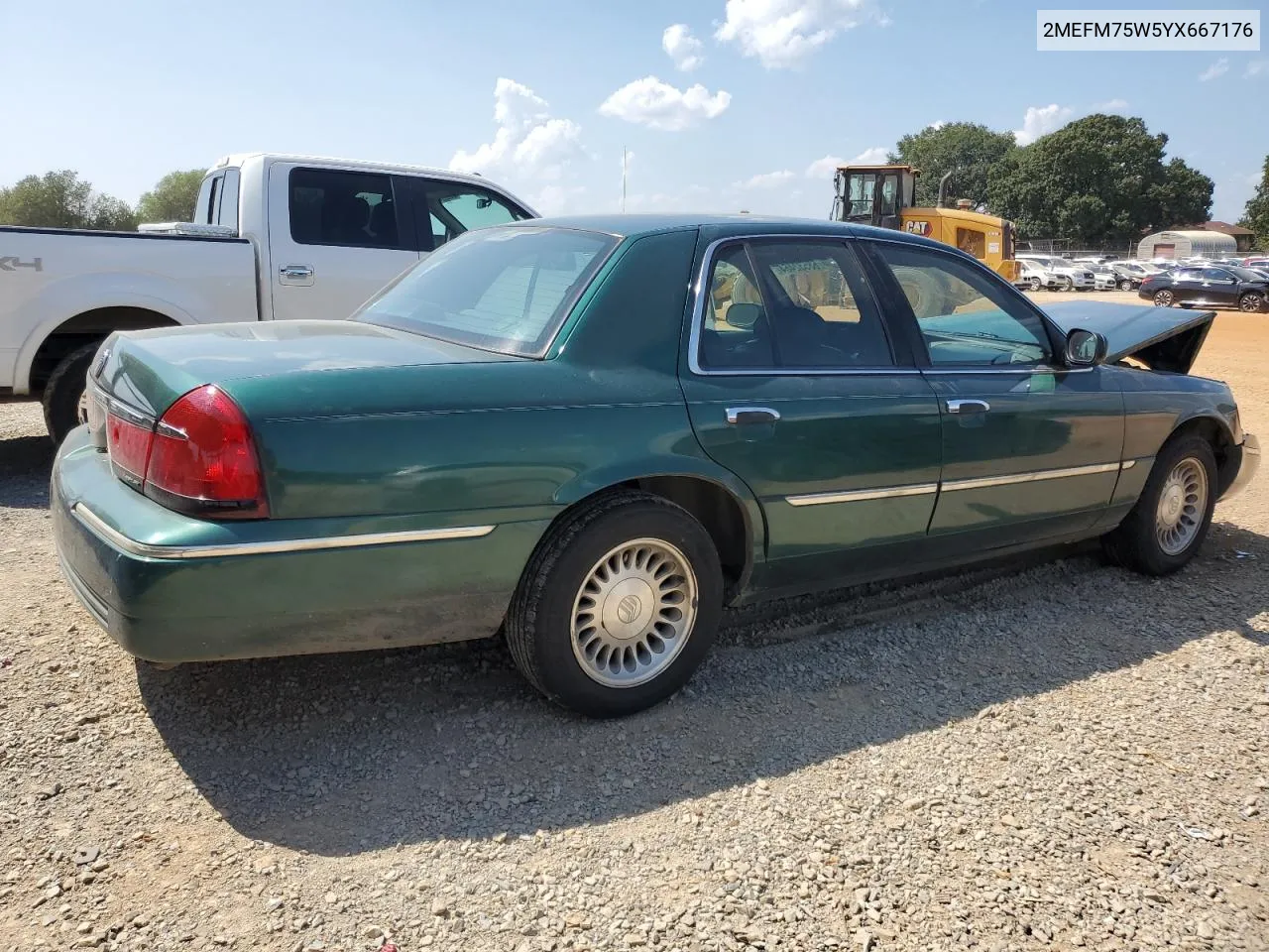 2000 Mercury Grand Marquis Ls VIN: 2MEFM75W5YX667176 Lot: 68532464