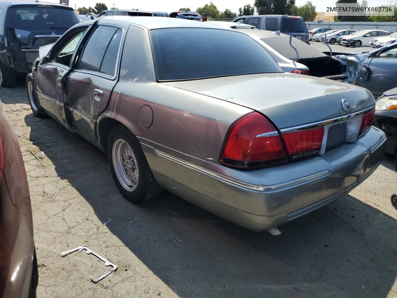 2MEFM75W61X662736 2001 Mercury Grand Marquis Ls