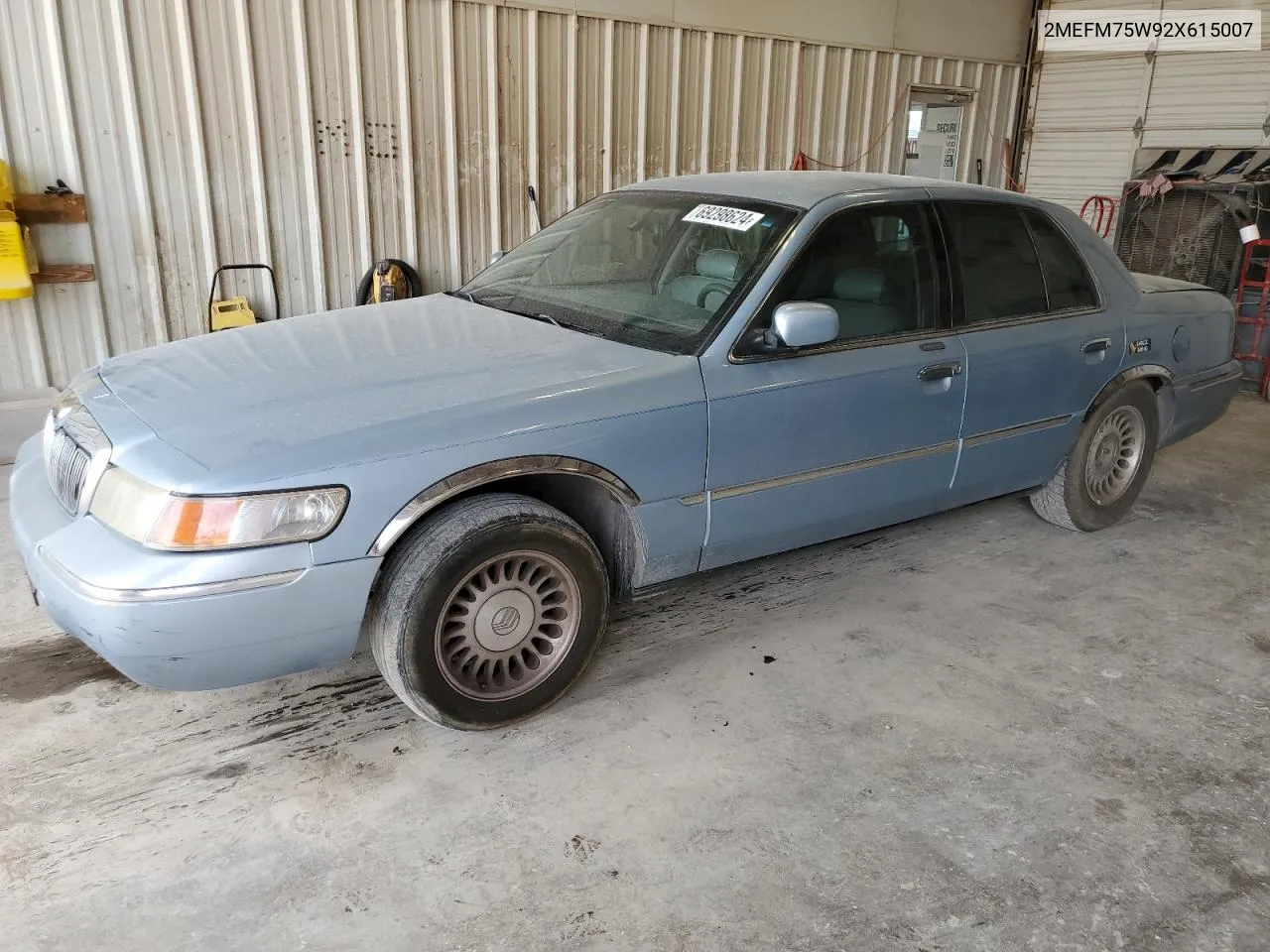 2002 Mercury Grand Marquis Ls VIN: 2MEFM75W92X615007 Lot: 69298624