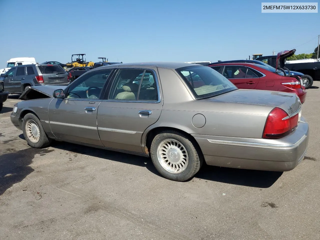 2002 Mercury Grand Marquis Ls VIN: 2MEFM75W12X633730 Lot: 70791324