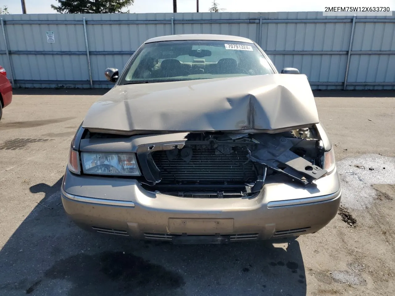 2MEFM75W12X633730 2002 Mercury Grand Marquis Ls