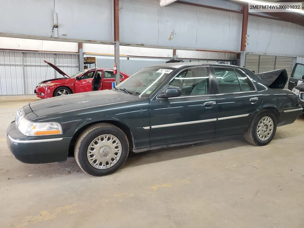 2003 Mercury Grand Marquis Gs VIN: 2MEFM74W63X609832 Lot: 70401464