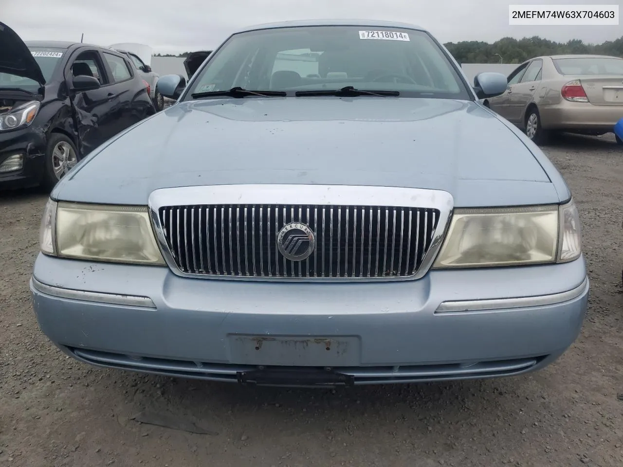 2MEFM74W63X704603 2003 Mercury Grand Marquis Gs