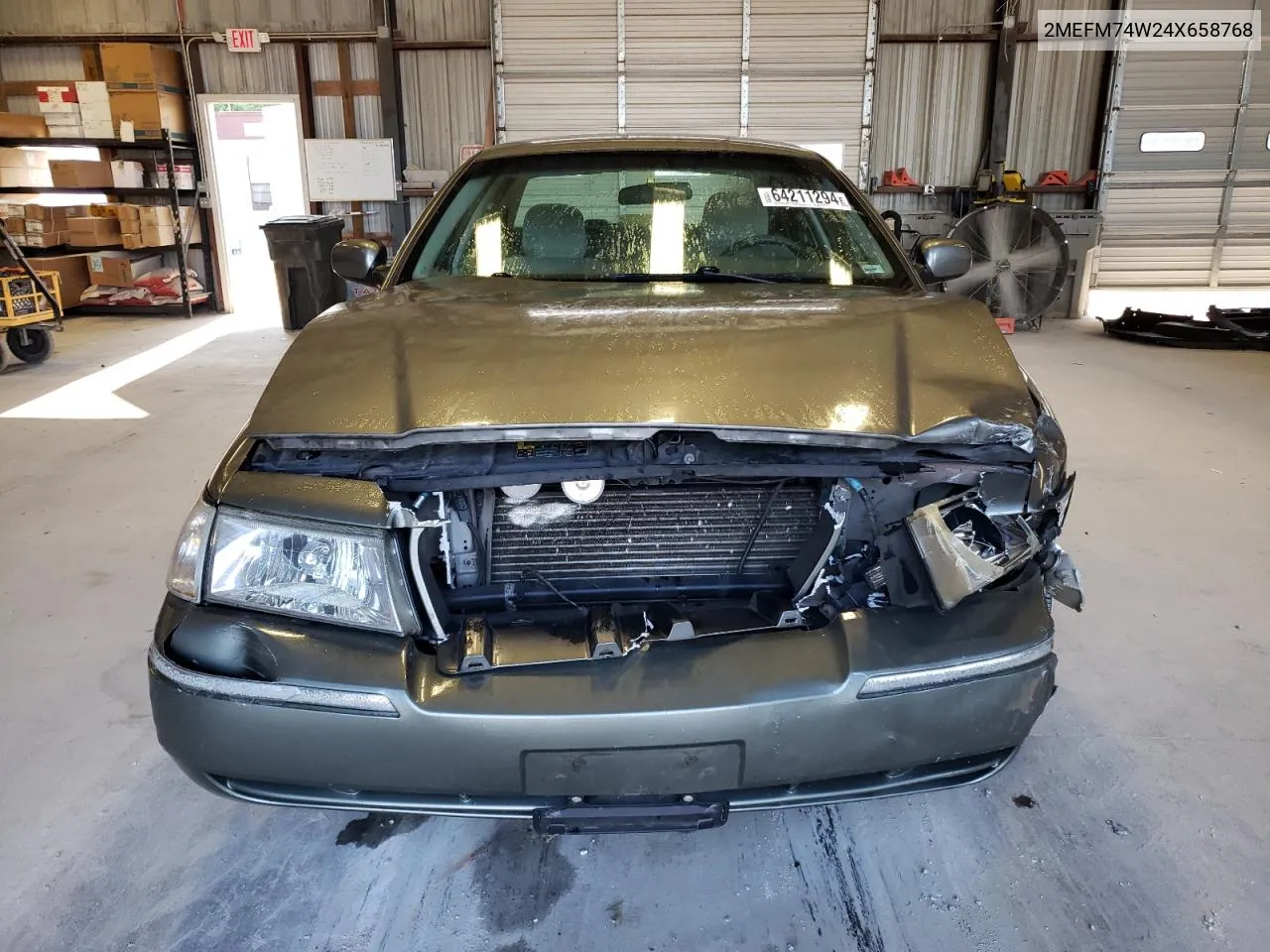 2004 Mercury Grand Marquis Gs VIN: 2MEFM74W24X658768 Lot: 64211294