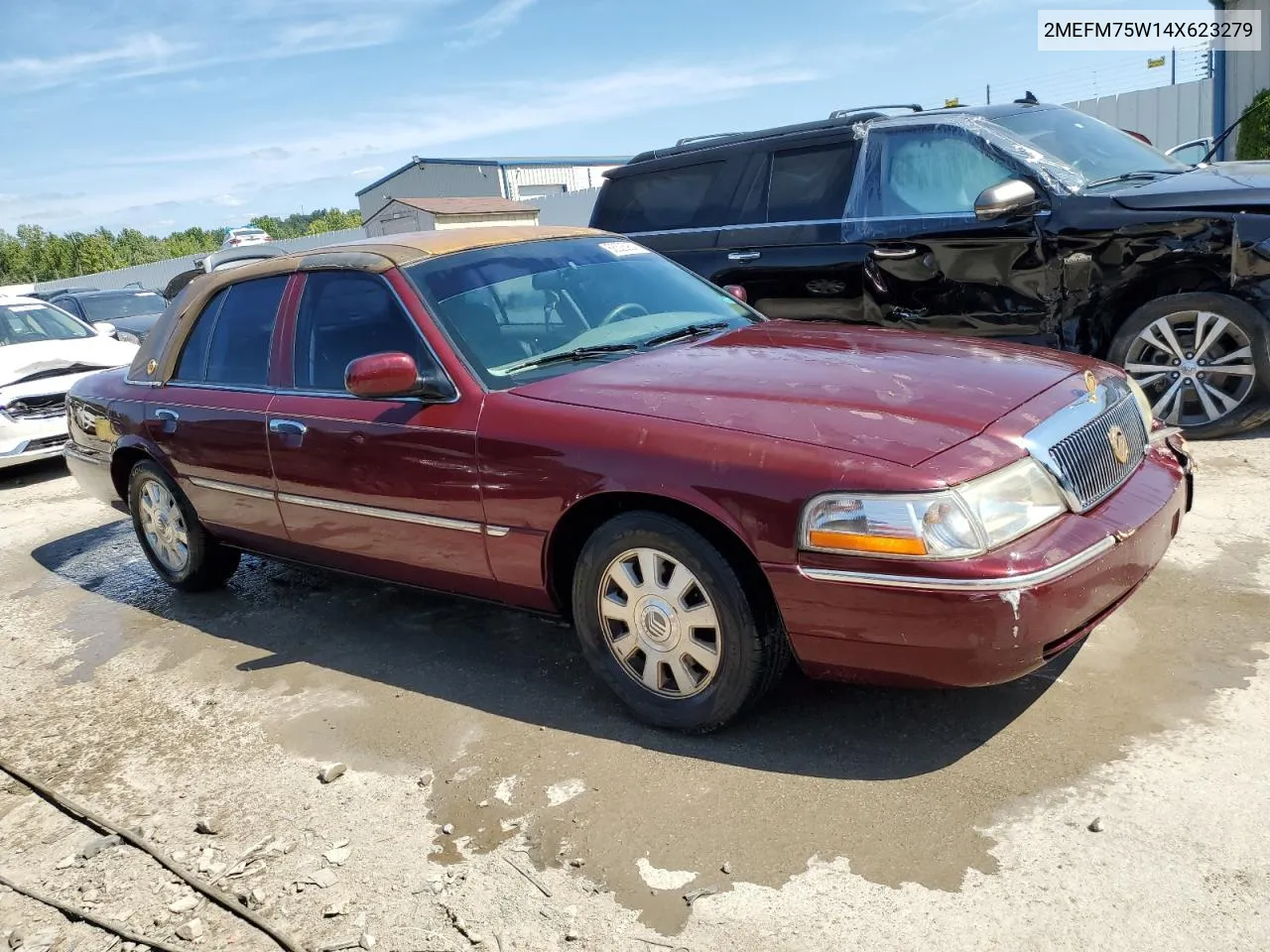 2004 Mercury Grand Marquis Ls VIN: 2MEFM75W14X623279 Lot: 68325964