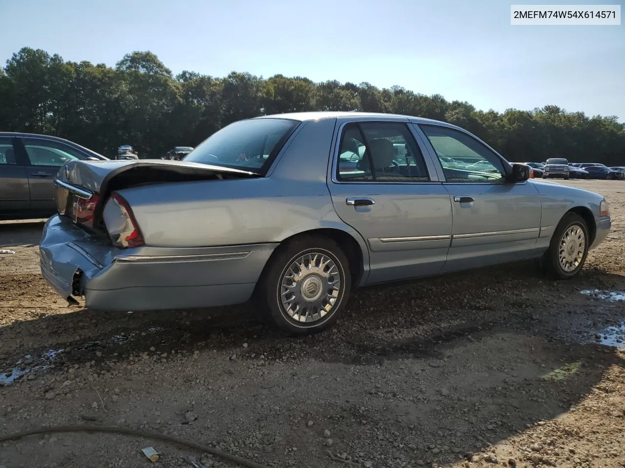 2004 Mercury Grand Marquis Gs VIN: 2MEFM74W54X614571 Lot: 70645184