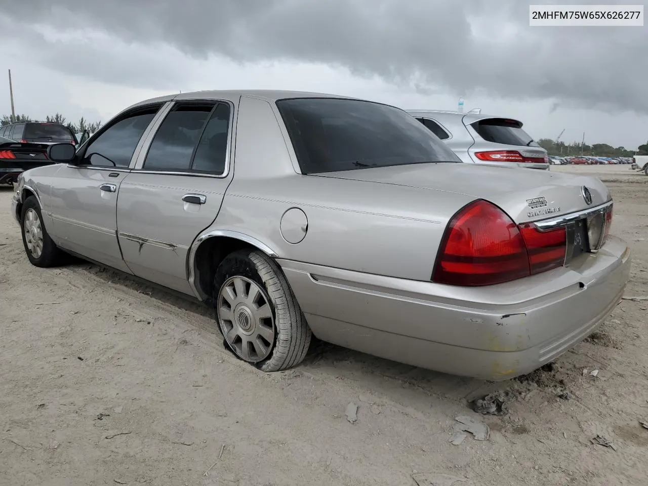 2005 Mercury Grand Marquis Ls VIN: 2MHFM75W65X626277 Lot: 69609294