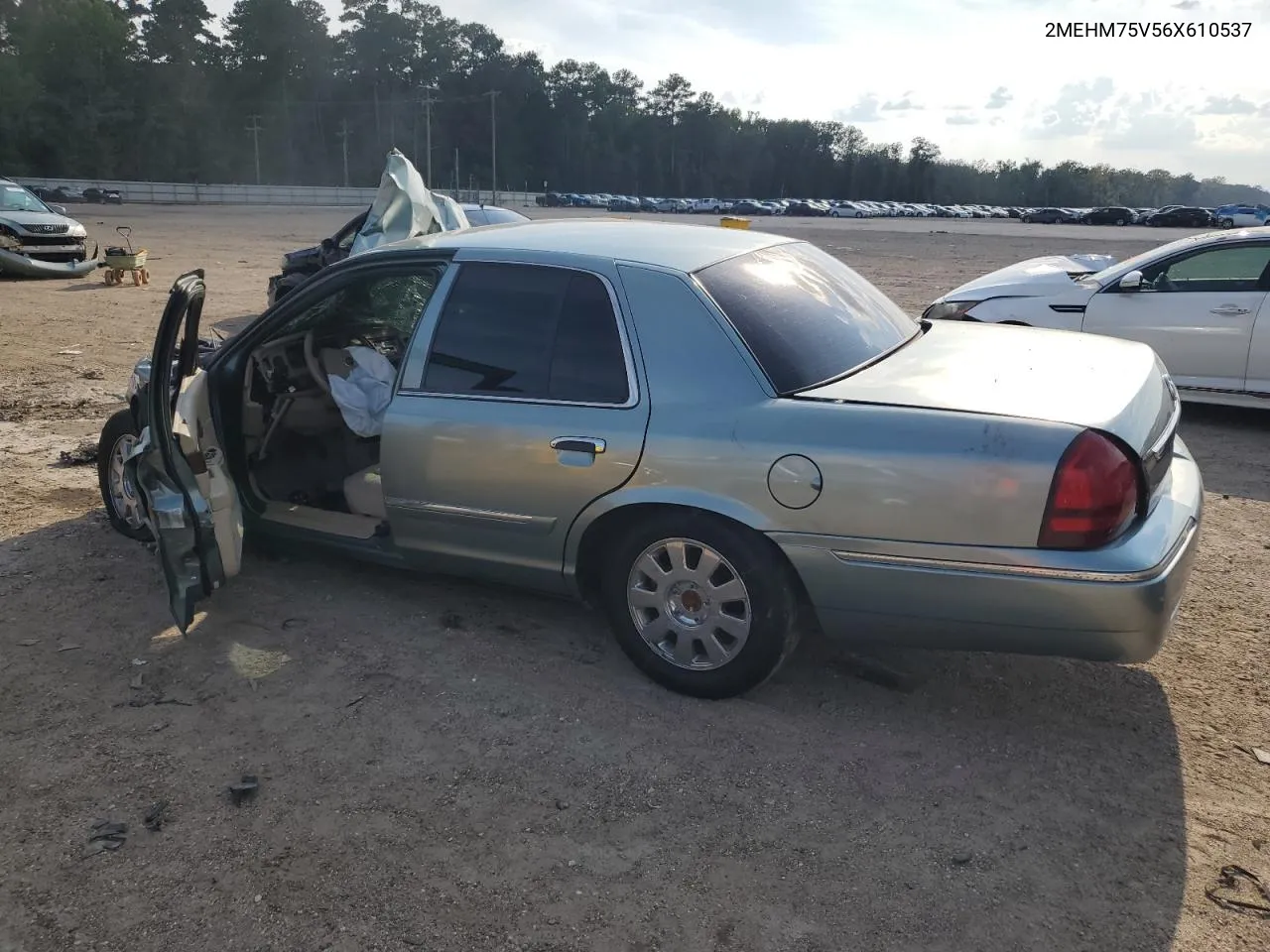 2006 Mercury Grand Marquis Ls VIN: 2MEHM75V56X610537 Lot: 69979074