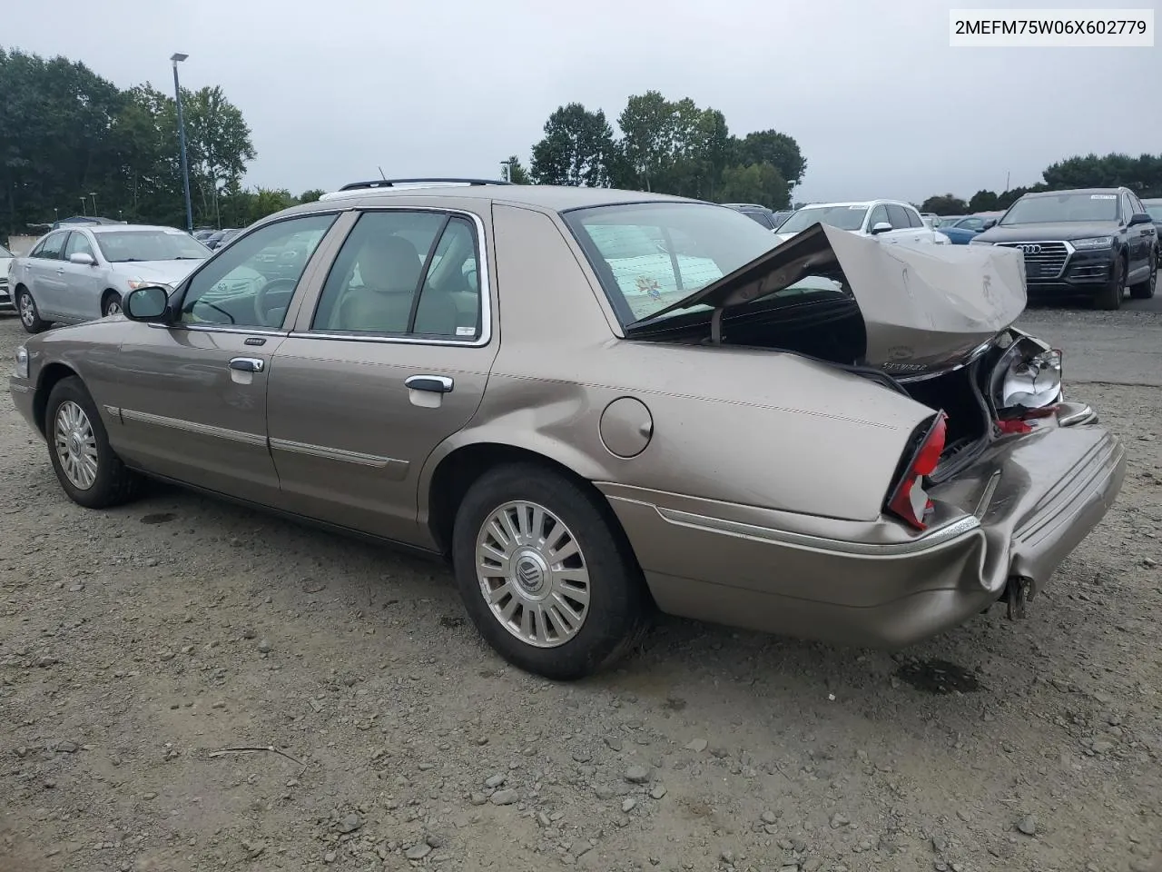 2006 Mercury Grand Marquis Ls VIN: 2MEFM75W06X602779 Lot: 70428044