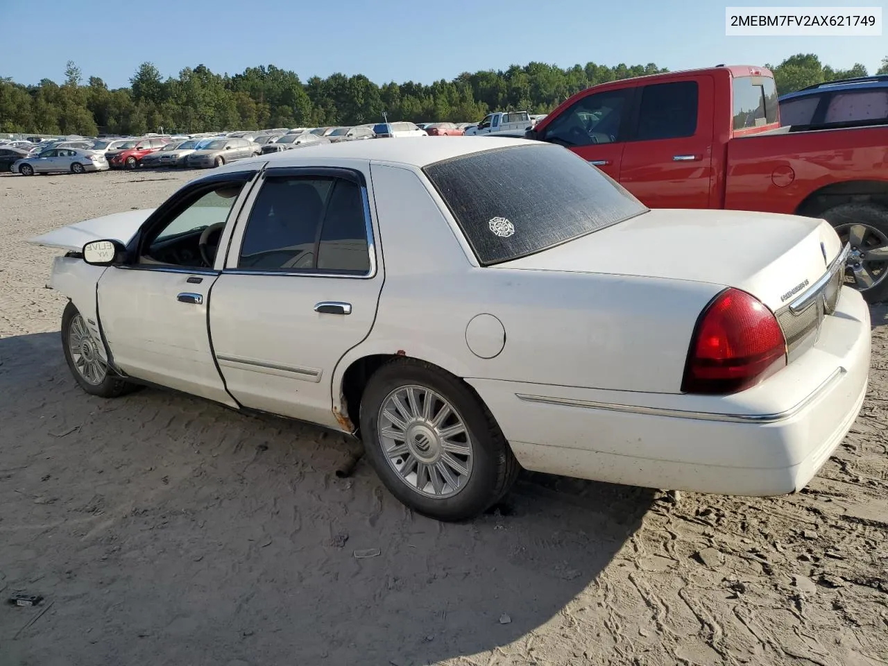 2010 Mercury Grand Marquis Ls VIN: 2MEBM7FV2AX621749 Lot: 68897324