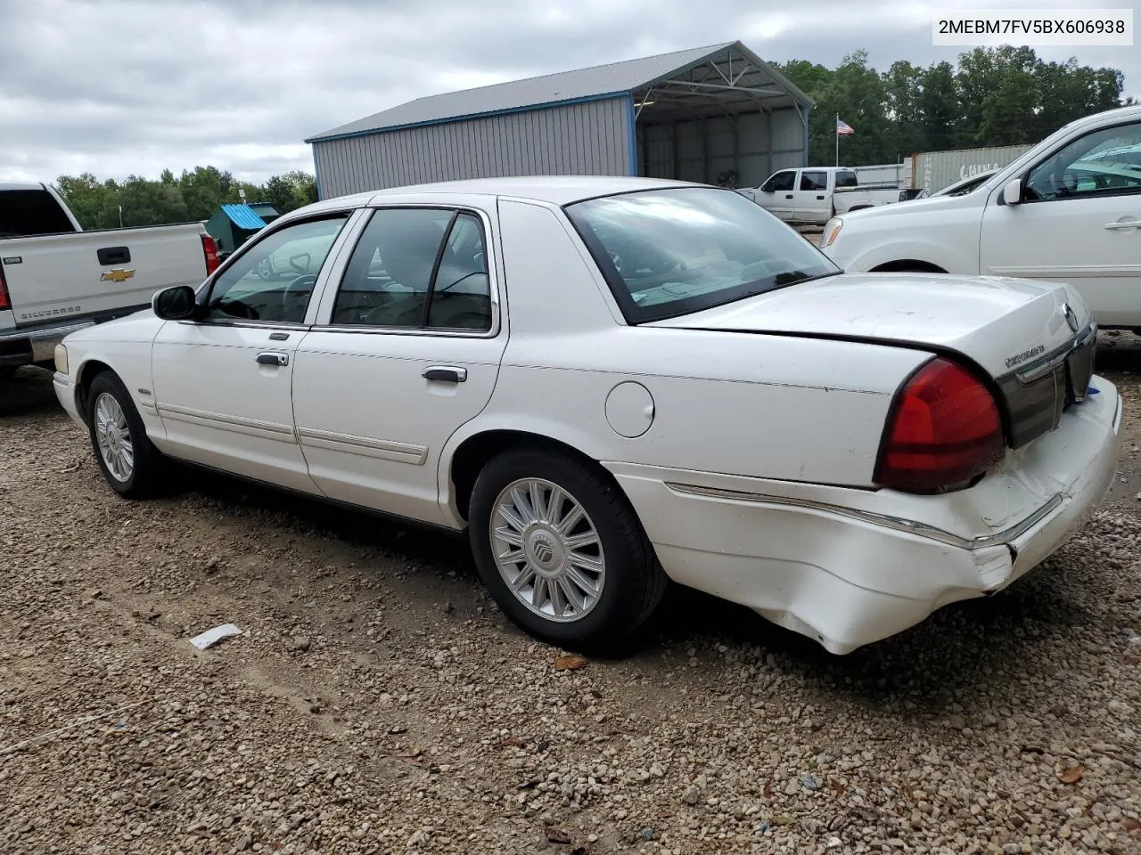 2011 Mercury Grand Marquis Ls VIN: 2MEBM7FV5BX606938 Lot: 68364374