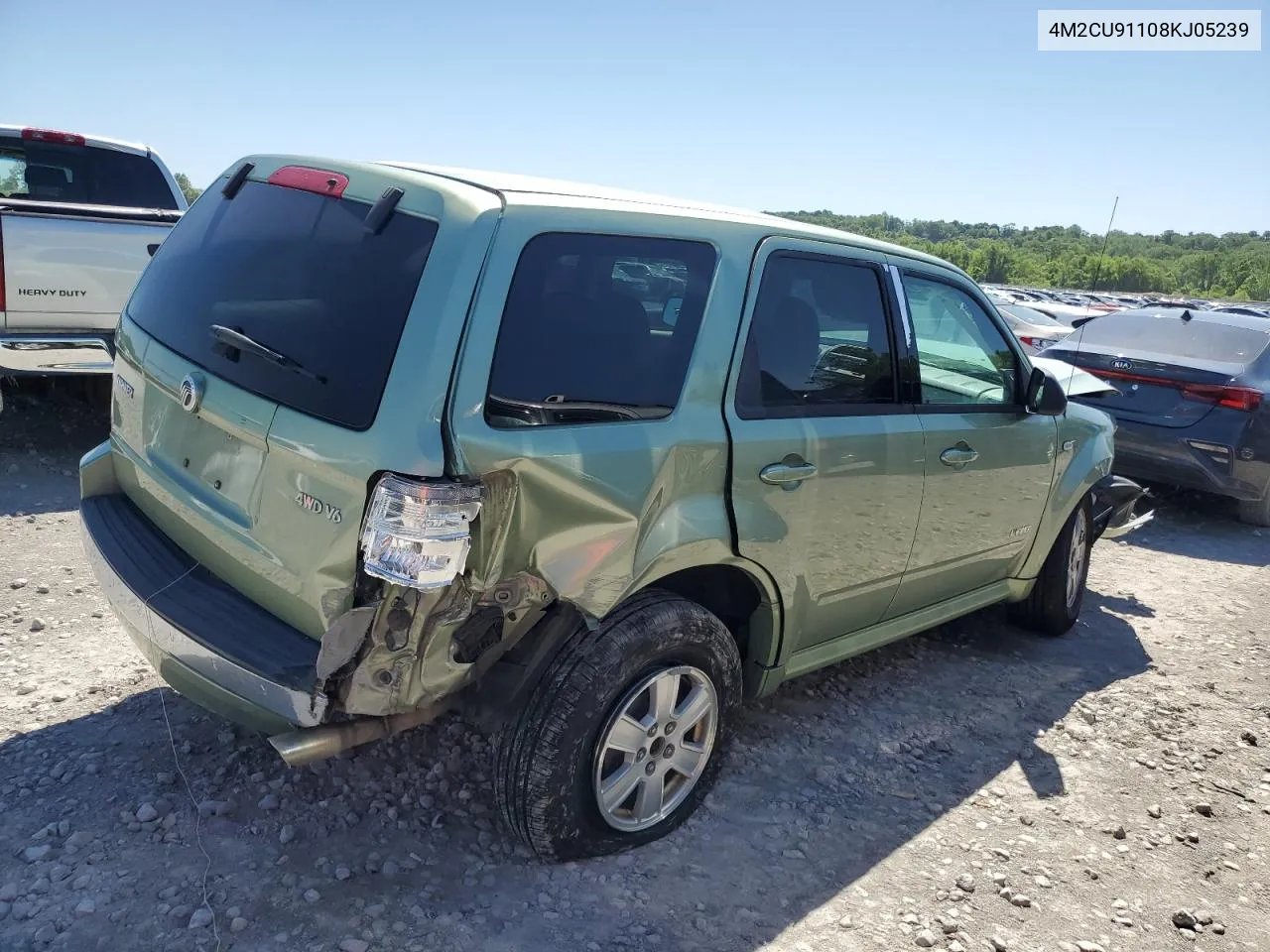 2008 Mercury Mariner VIN: 4M2CU91108KJ05239 Lot: 57604074