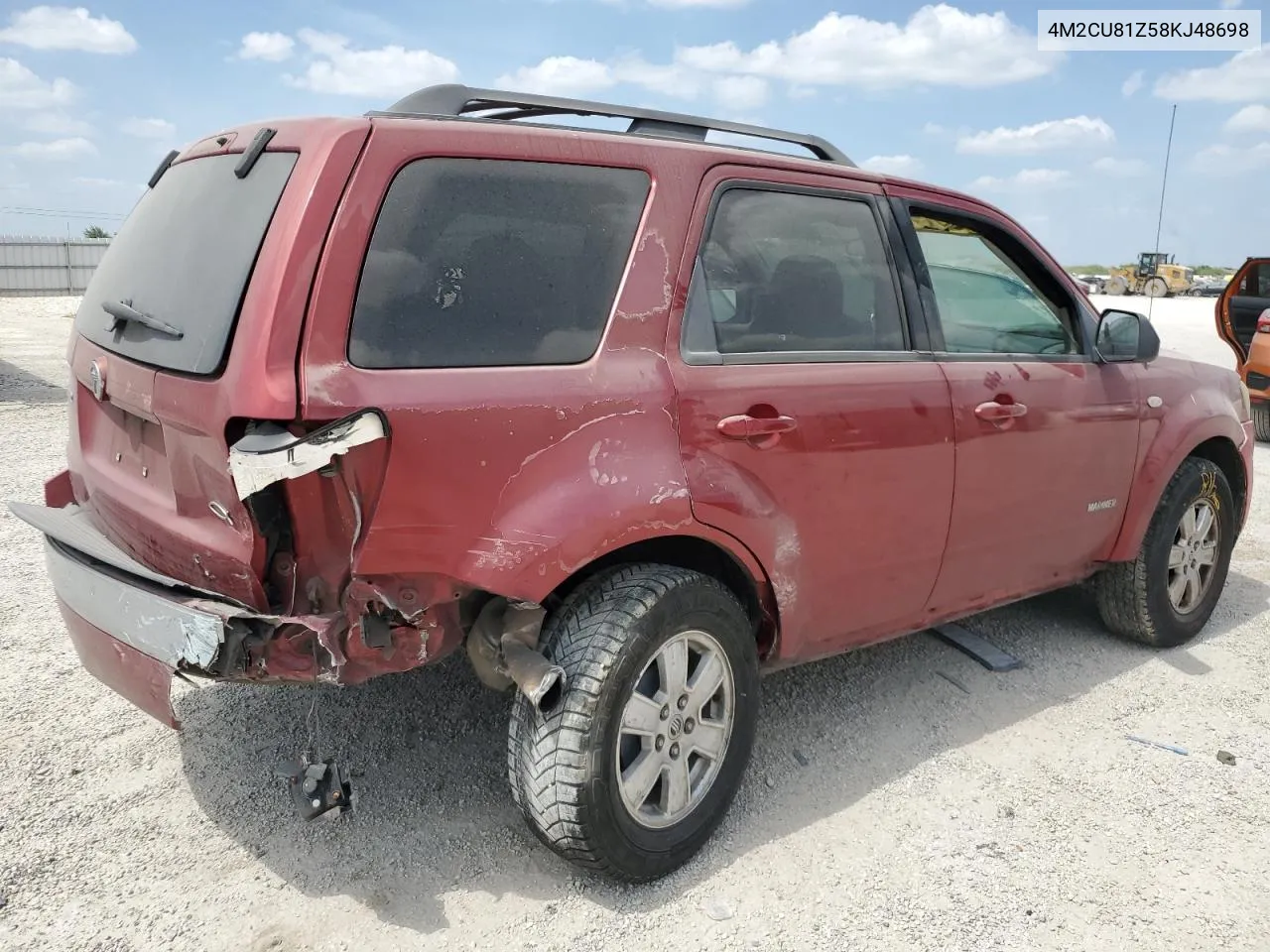 2008 Mercury Mariner VIN: 4M2CU81Z58KJ48698 Lot: 61941824