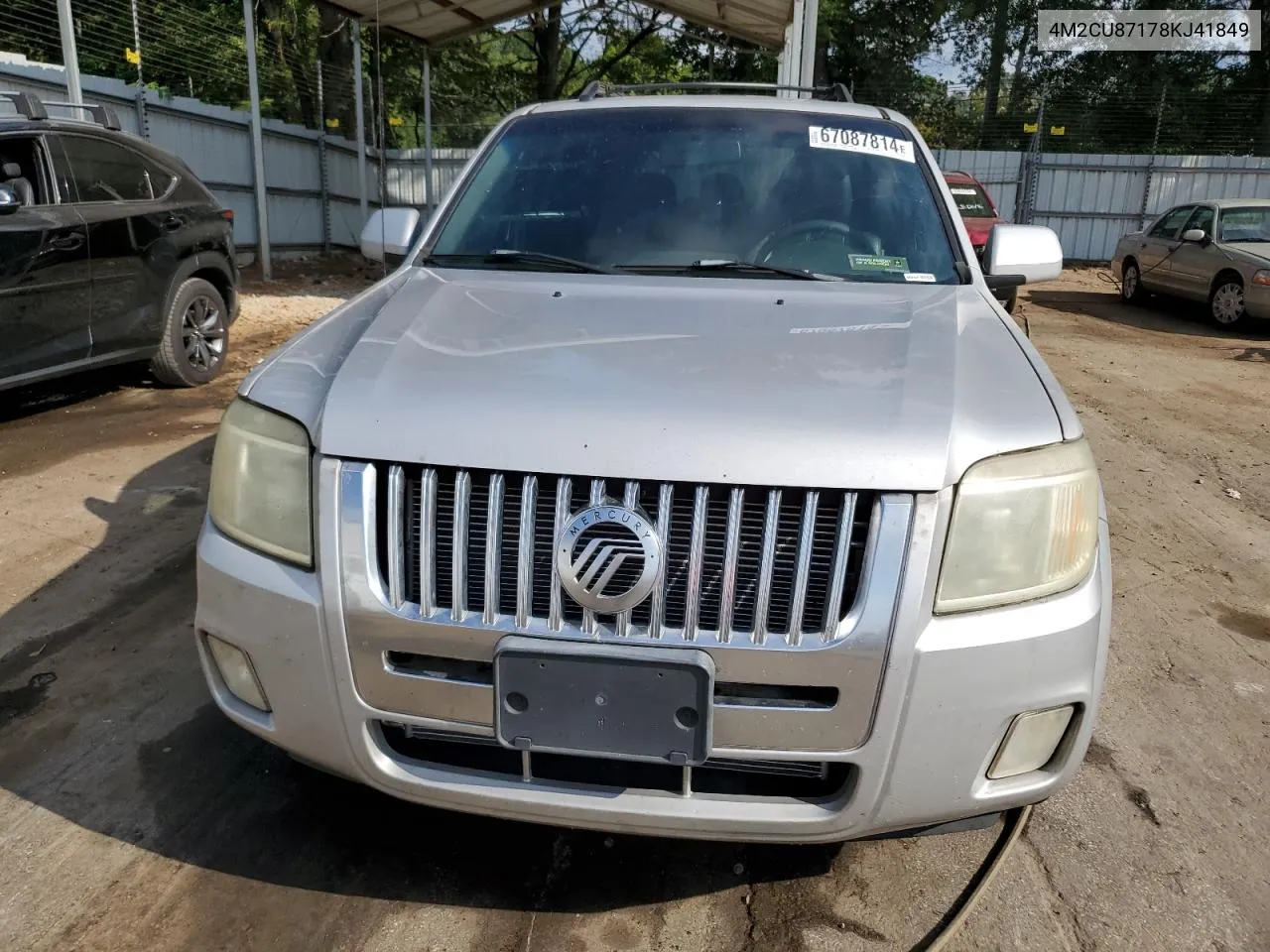 2008 Mercury Mariner Premier VIN: 4M2CU87178KJ41849 Lot: 67087814