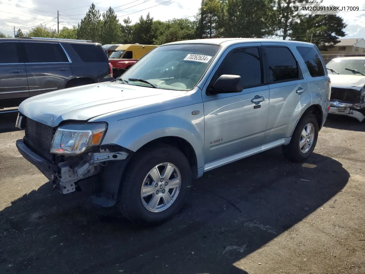 2008 Mercury Mariner VIN: 4M2CU911X8KJ17009 Lot: 70262634