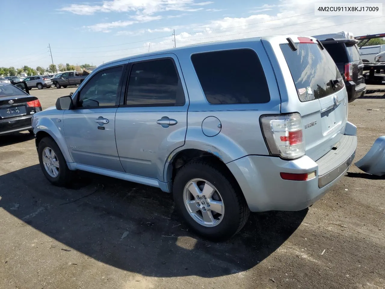 2008 Mercury Mariner VIN: 4M2CU911X8KJ17009 Lot: 70262634