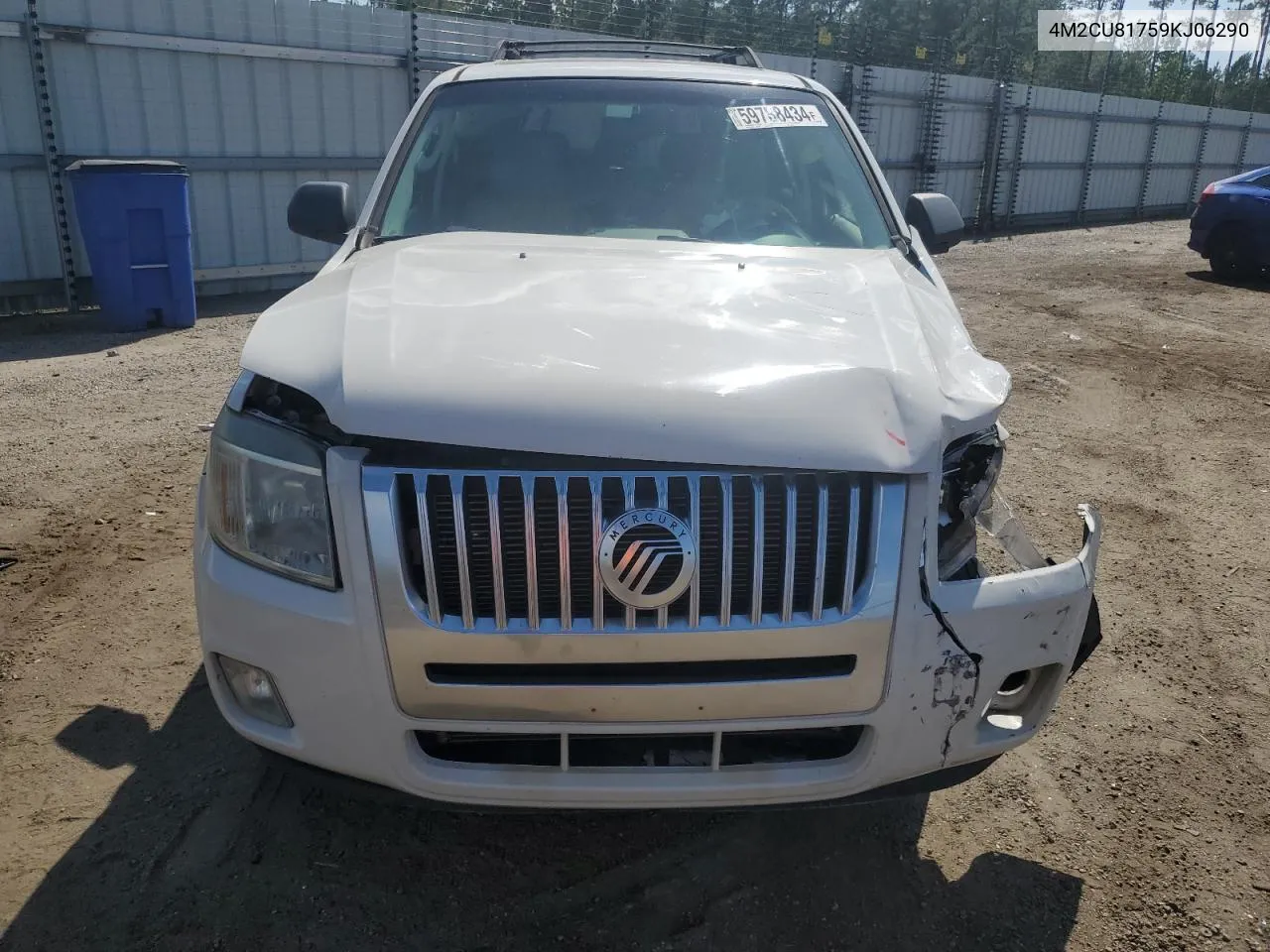 2009 Mercury Mariner VIN: 4M2CU81759KJ06290 Lot: 59788434