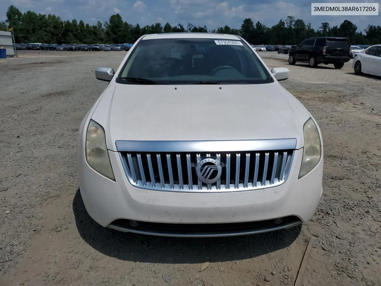 2010 Mercury Milan Hybrid VIN: 3MEDM0L38AR617206 Lot: 67954304