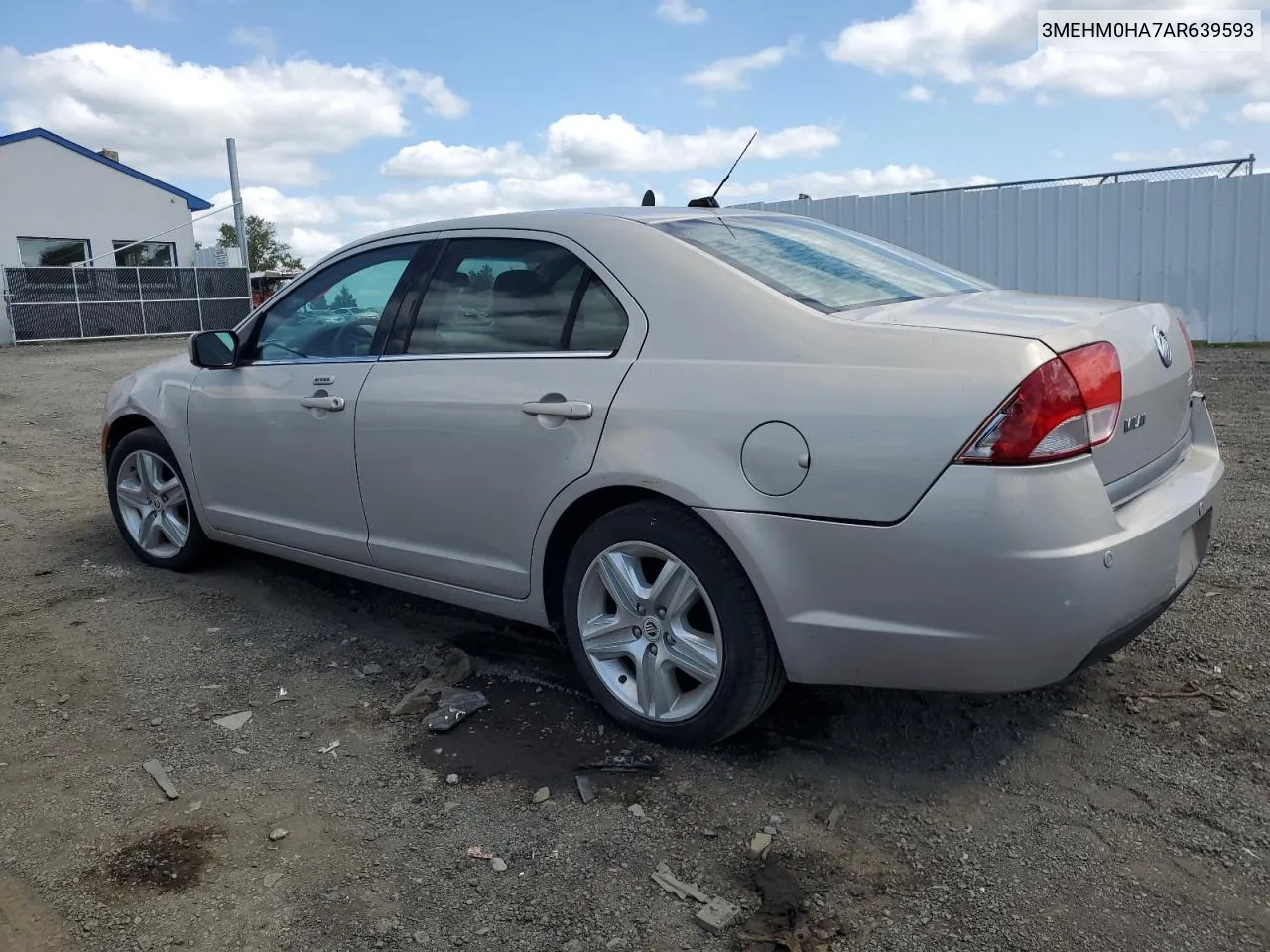 2010 Mercury Milan VIN: 3MEHM0HA7AR639593 Lot: 70118684