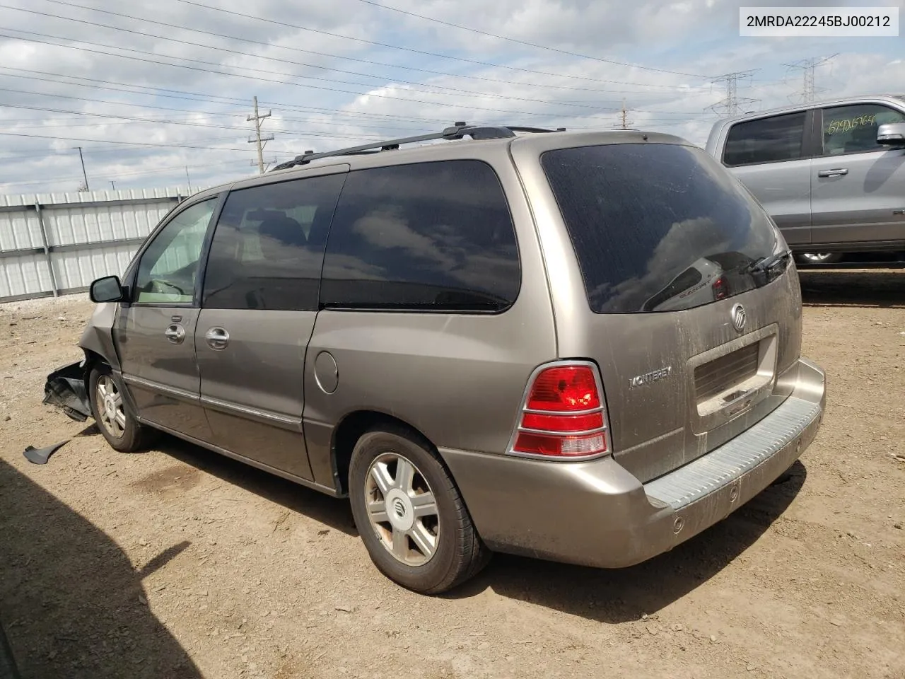 2005 Mercury Monterey Luxury VIN: 2MRDA22245BJ00212 Lot: 67893794