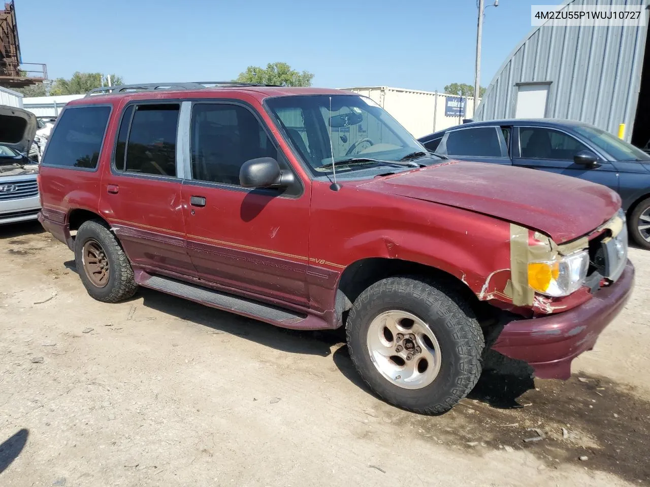 1998 Mercury Mountaineer VIN: 4M2ZU55P1WUJ10727 Lot: 71172504