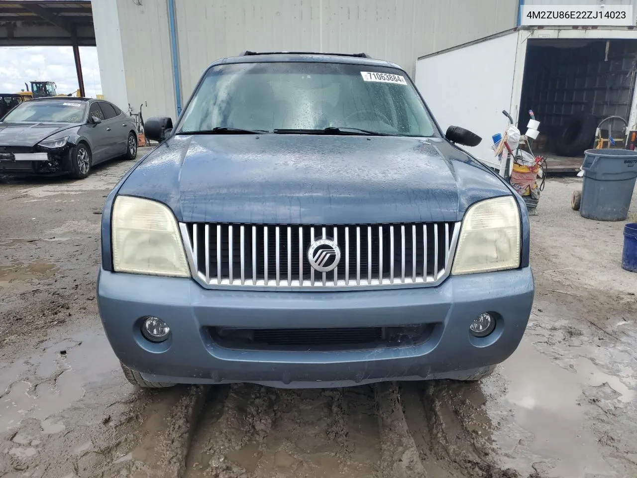 2002 Mercury Mountaineer VIN: 4M2ZU86E22ZJ14023 Lot: 71063884