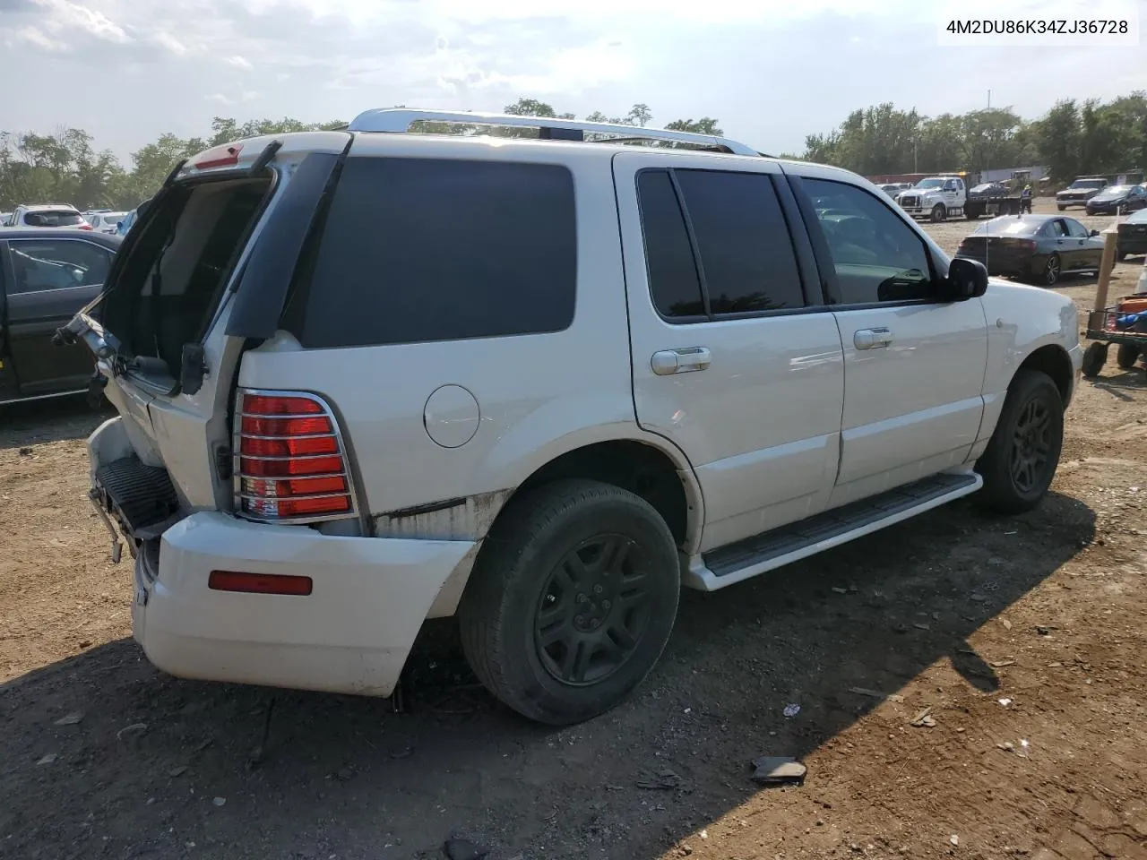 4M2DU86K34ZJ36728 2004 Mercury Mountaineer