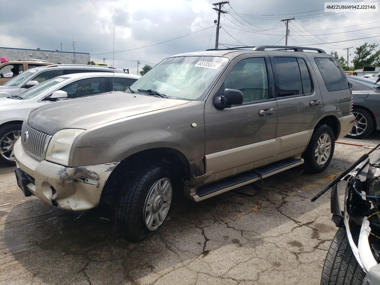 2004 Mercury Mountaineer VIN: 4M2ZU86W94ZJ22146 Lot: 65135324