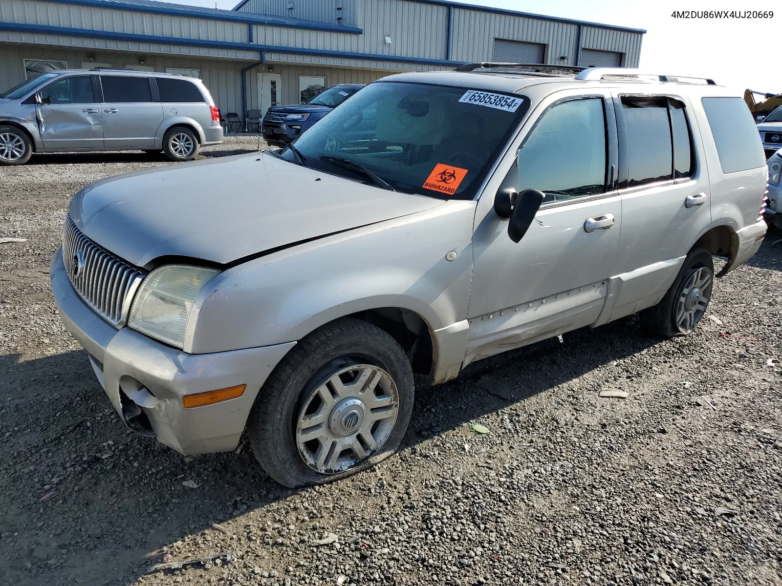 2004 Mercury Mountaineer VIN: 4M2DU86WX4UJ20669 Lot: 65853854