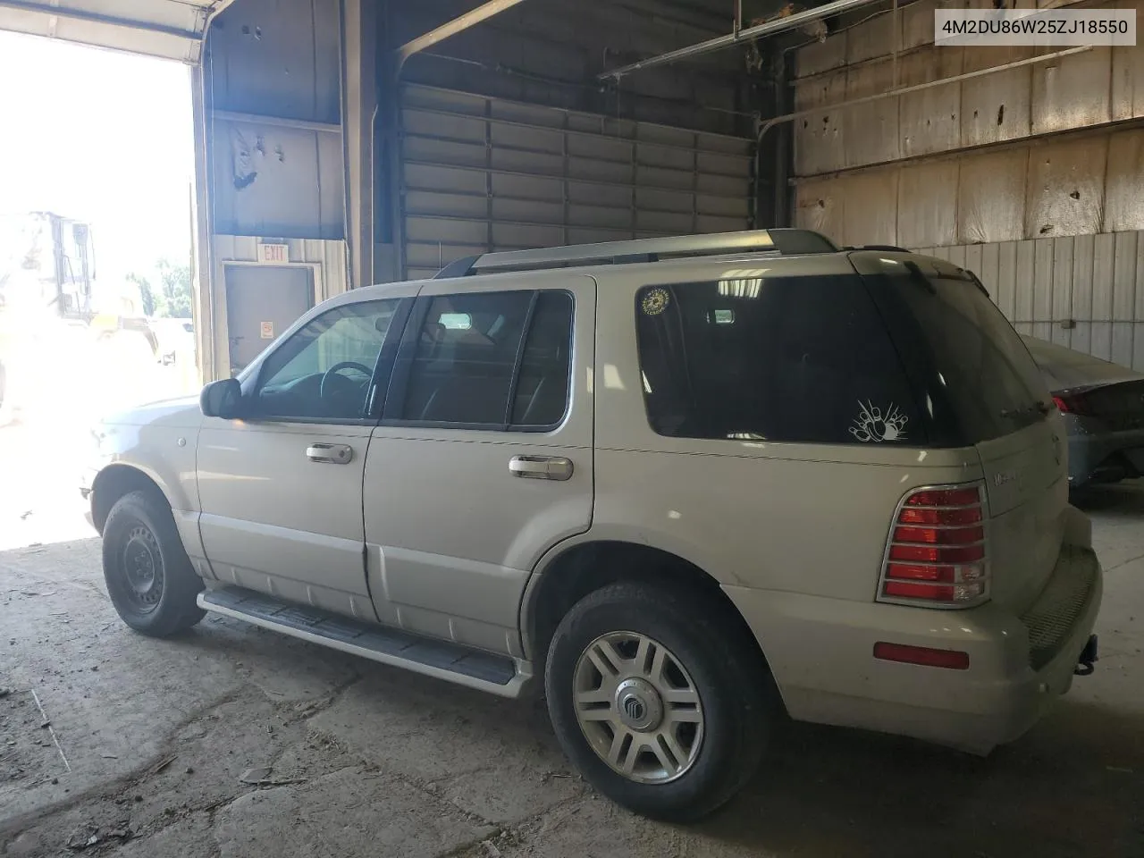 4M2DU86W25ZJ18550 2005 Mercury Mountaineer