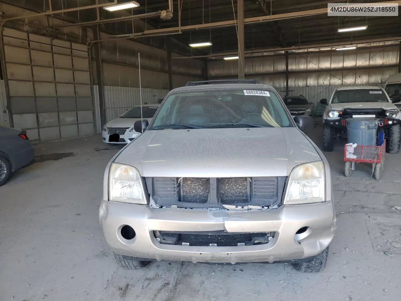 2005 Mercury Mountaineer VIN: 4M2DU86W25ZJ18550 Lot: 68828384