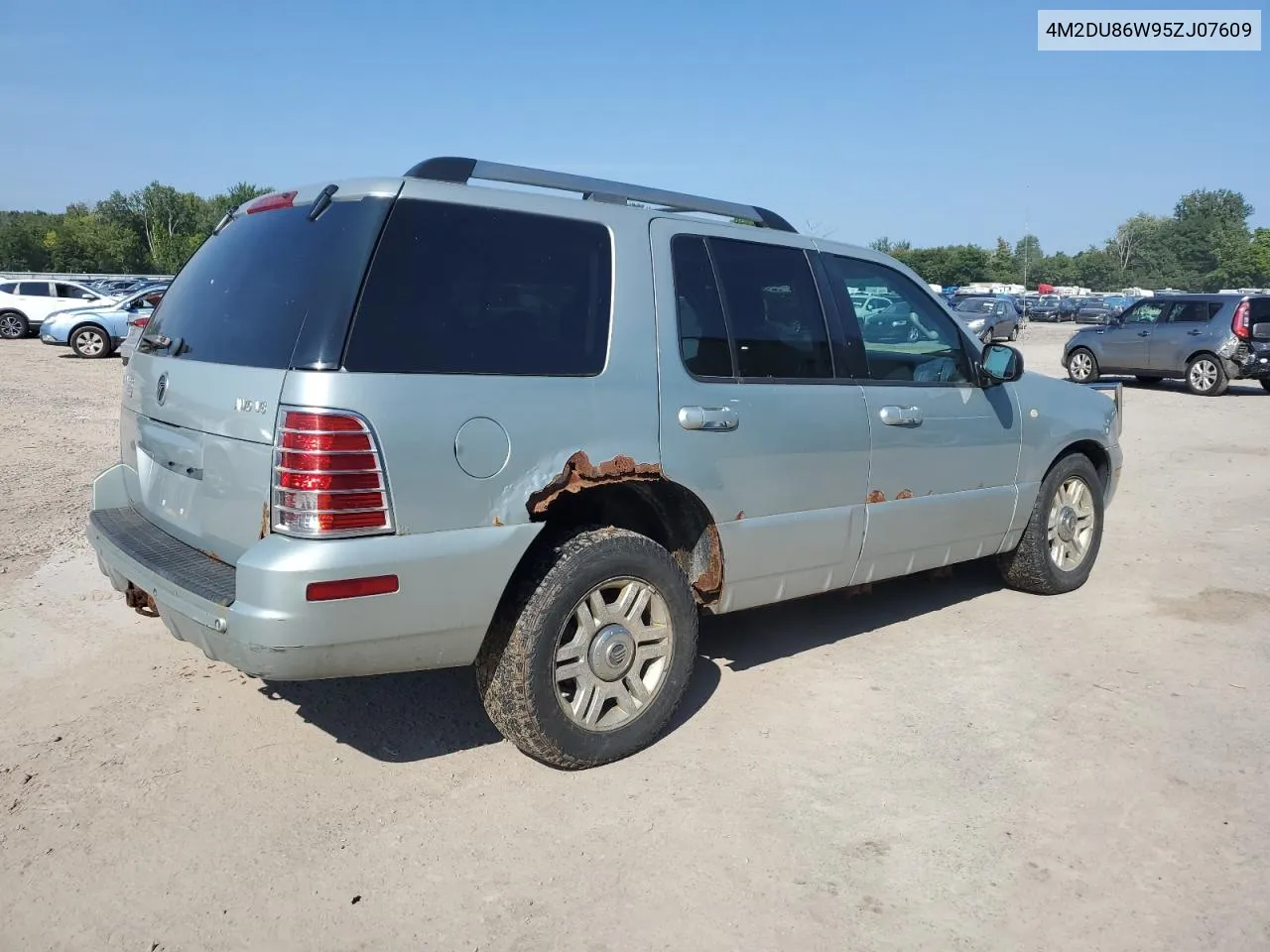 2005 Mercury Mountaineer VIN: 4M2DU86W95ZJ07609 Lot: 69053774