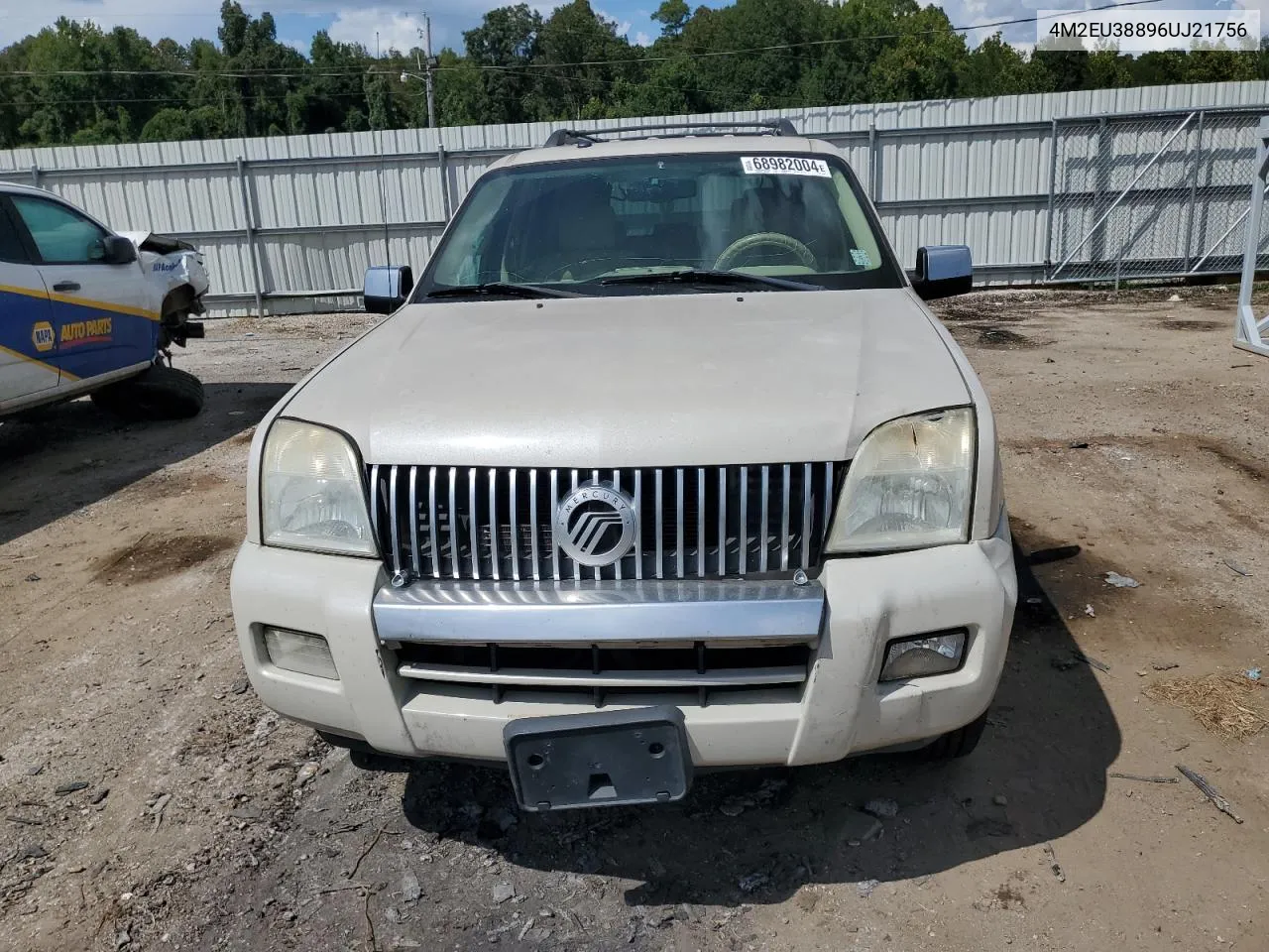 4M2EU38896UJ21756 2006 Mercury Mountaineer Premier