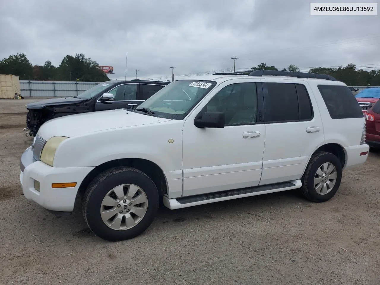 2006 Mercury Mountaineer Convenience VIN: 4M2EU36E86UJ13592 Lot: 70553704