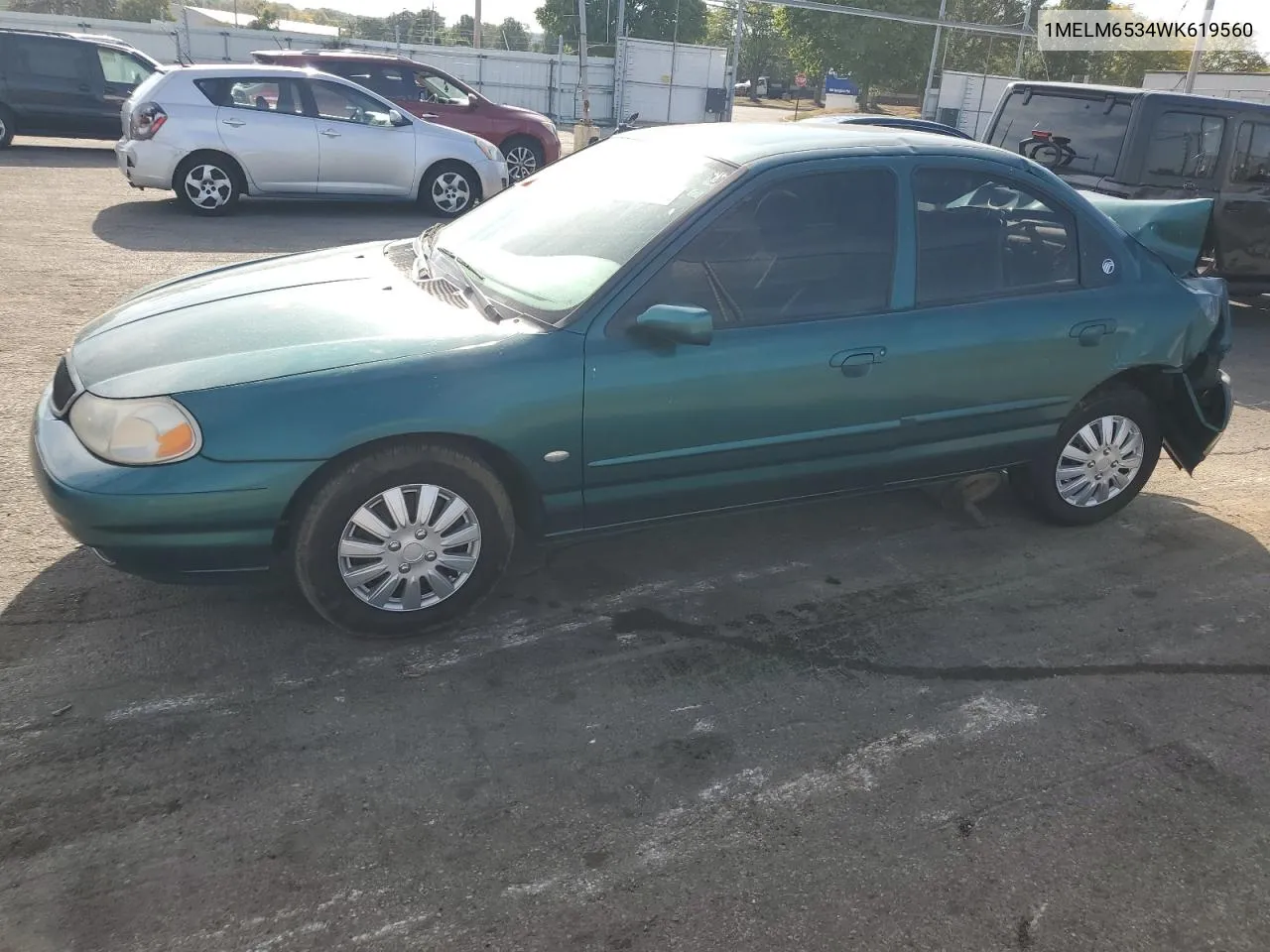 1998 Mercury Mystique Base VIN: 1MELM6534WK619560 Lot: 71181804