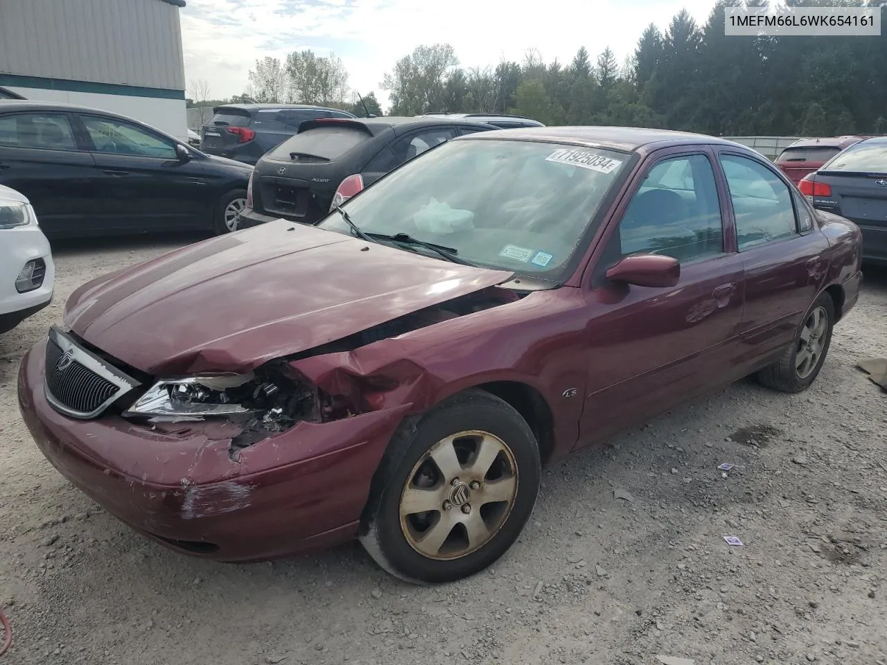 1MEFM66L6WK654161 1998 Mercury Mystique Ls